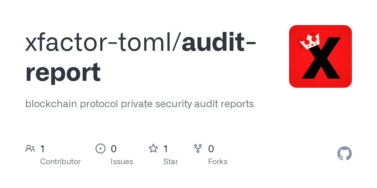 xfactor-toml/audit-report